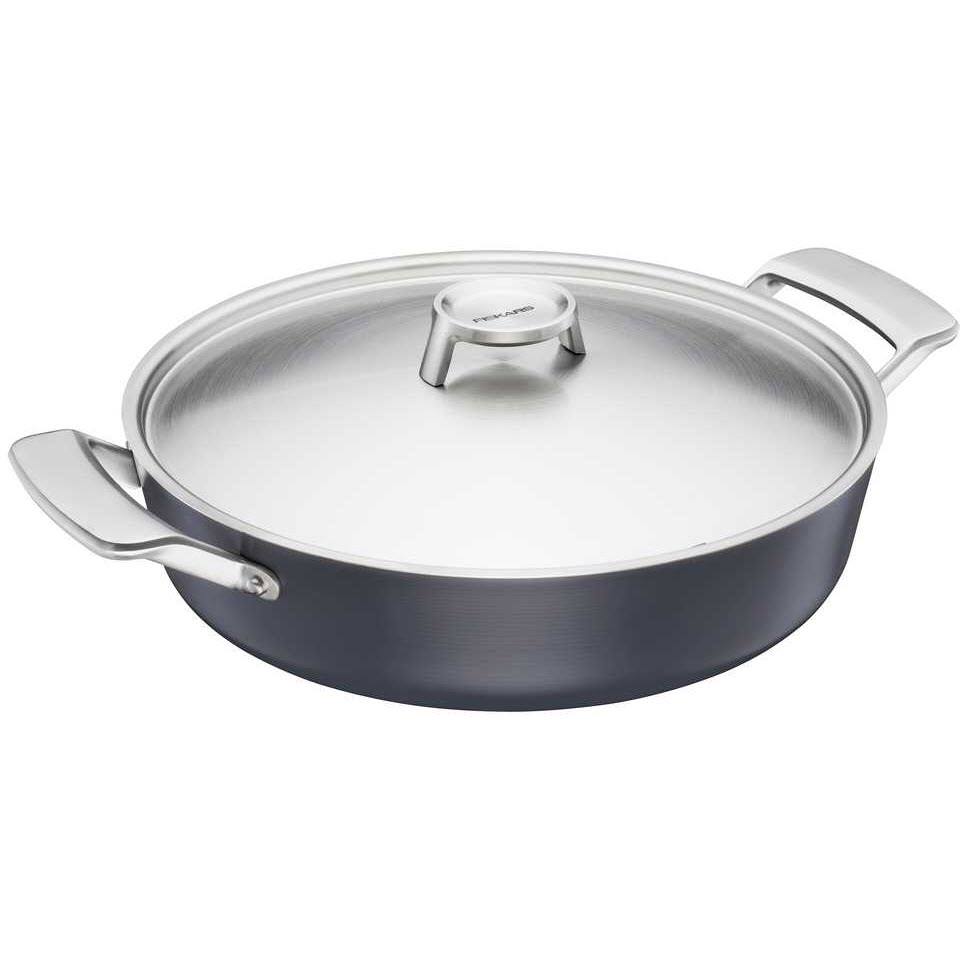 Сотейник с крышкой FISKARS Taiten 28 см Black (1066950) Тип сотейник