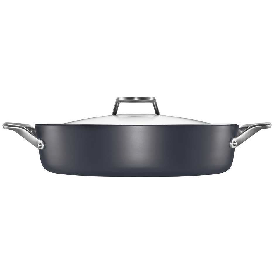 Сотейник с крышкой FISKARS Taiten 28 см Black (1066950) Диаметр 28