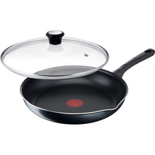 Сковорода с крышкой TEFAL Day by Day 24 см Black (B5580423_SET)