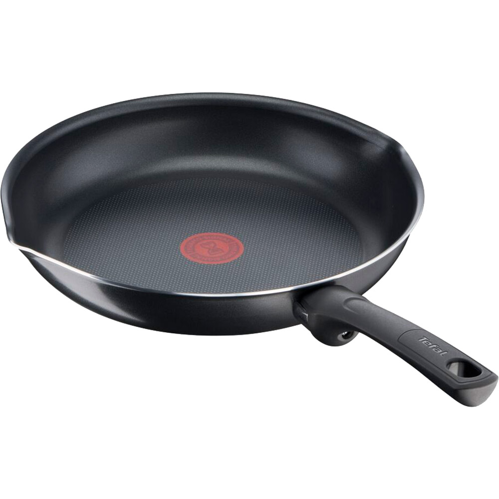 Сковорода з кришкою TEFAL Day by Day 28 см Black (B5580623_SET) Особливості індикатор нагріву