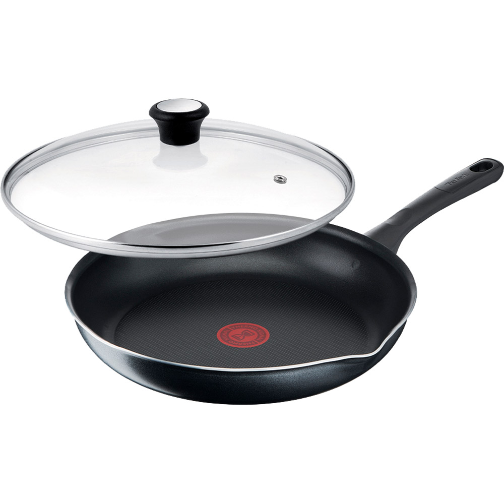 Сковорода з кришкою TEFAL Day by Day 28 см Black (B5580623_SET)