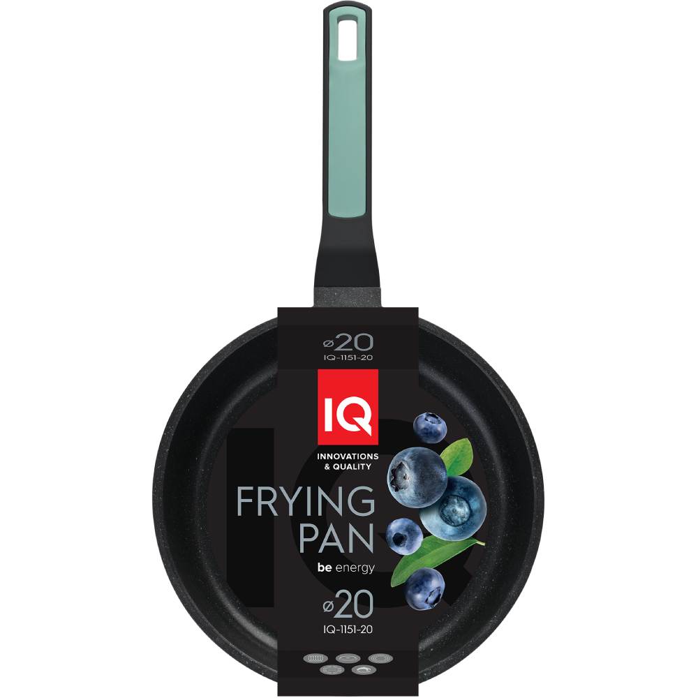 Сотейник IQ Be Energy 20 см Black (IQ-1151-20) Диаметр 20