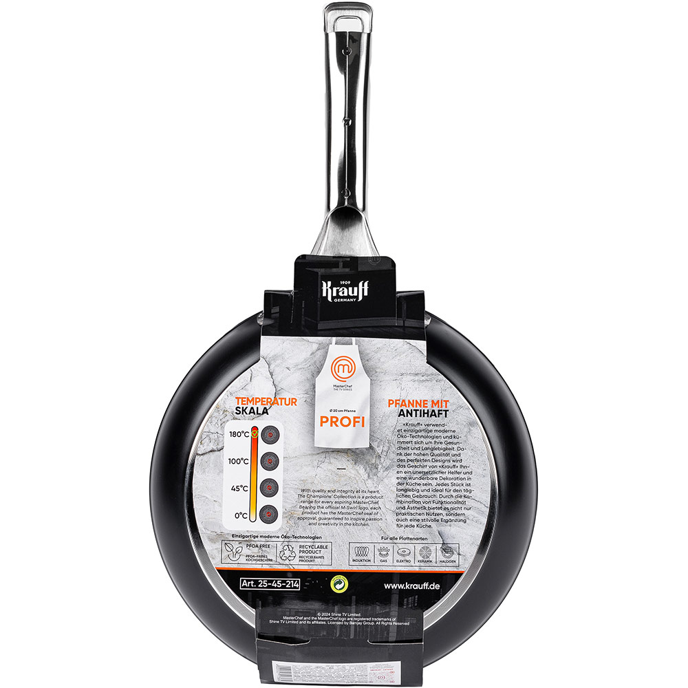 Изображение Сковорода KRAUFF MasterChef 20 см Black (25-45-214)
