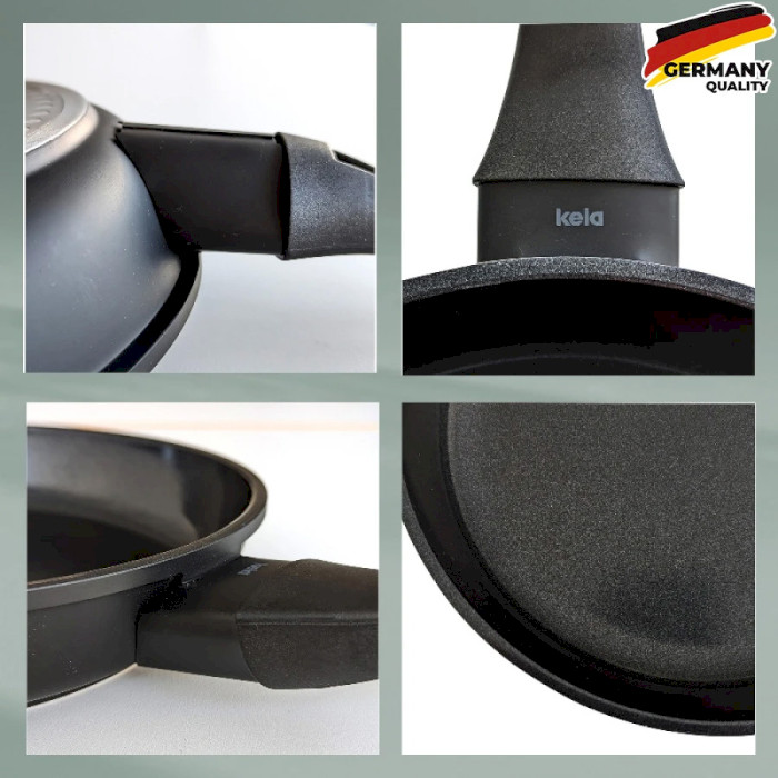 Сковорода KELA Atura 24см Black (15164) Диаметр 24