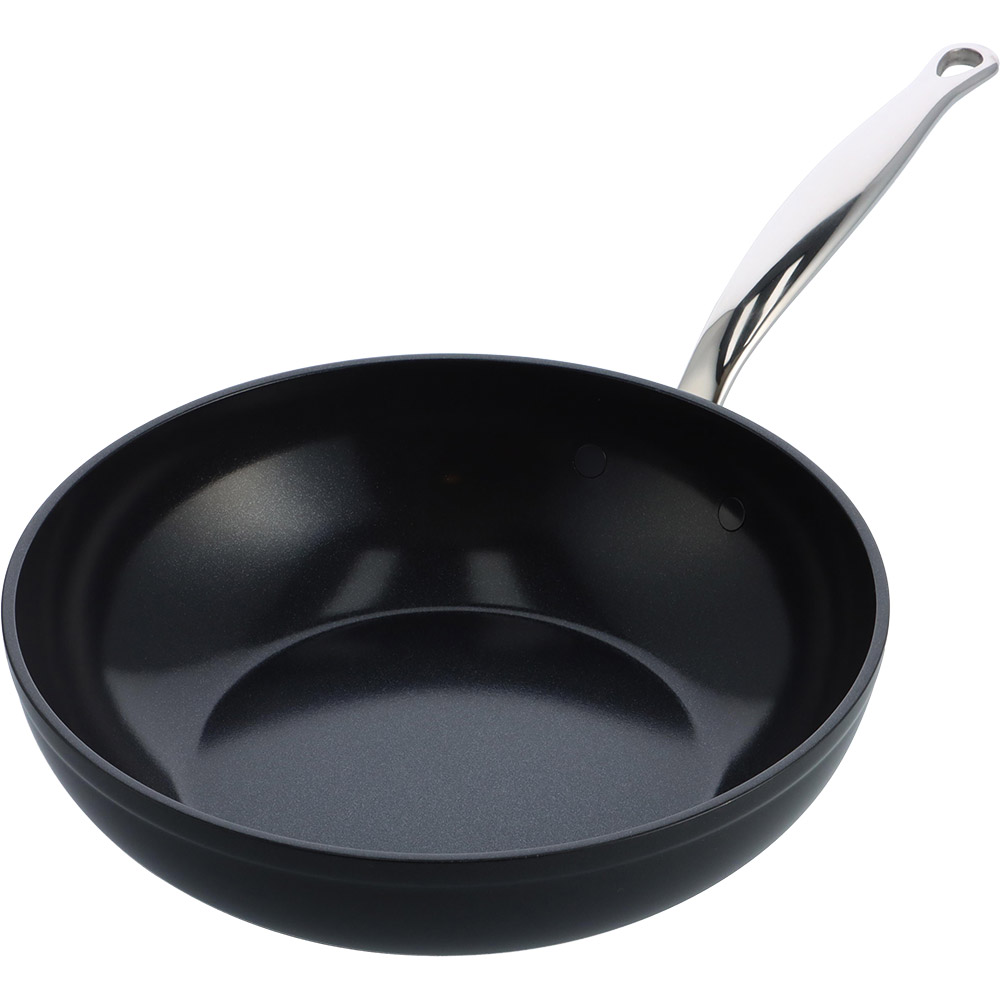 Сковорода Вок GreenPan Barcelona Pro 28 см Black (CC005326-001)