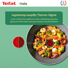 Сковорода Вок TEFAL Halo 28 см Grey (C3121953)