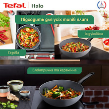 Сковорода Вок TEFAL Halo 28 см Grey (C3121953)