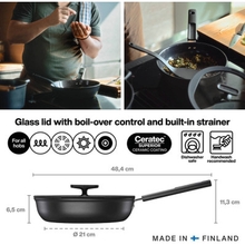 Стійник з кришкою Fiskars Hard Face 26 см Black (1075529)