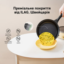 Сковорода с крышкой BUYDEEM CP151 25 см Cozy Greenish (CP151-CG)