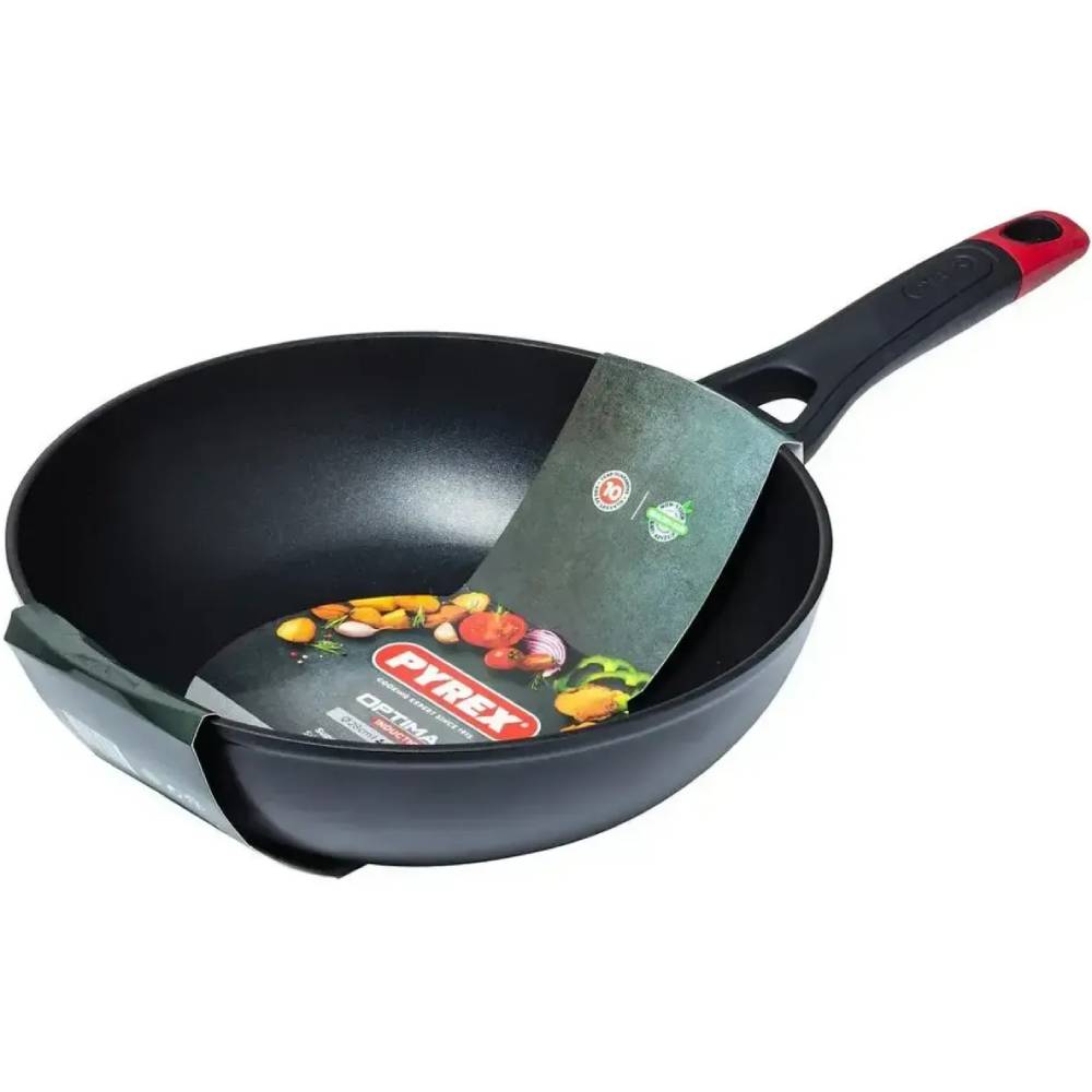 Сковорода PYREX OPTIMA WOK 28см Black (OT28BW6/8046) Диаметр 28