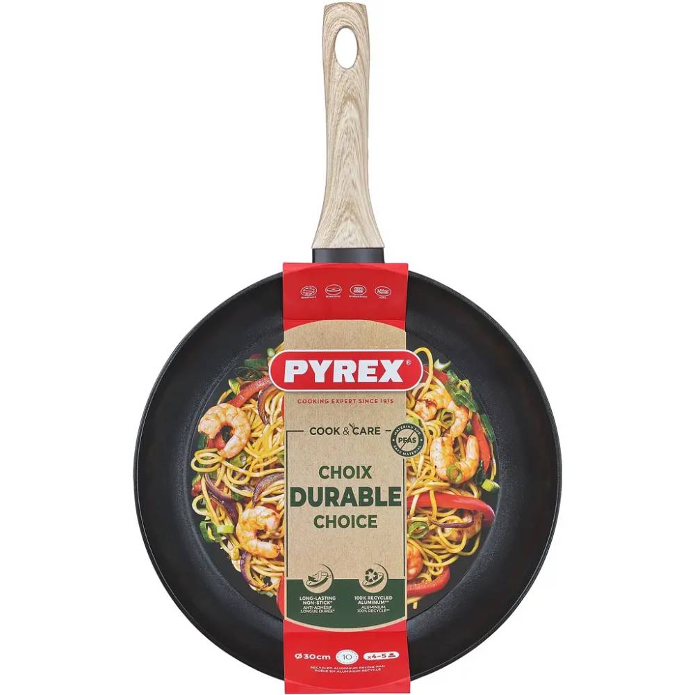 Сковорода PYREX Cook&Care 30 см Black (CR30BF6/8046) Материал алюминий