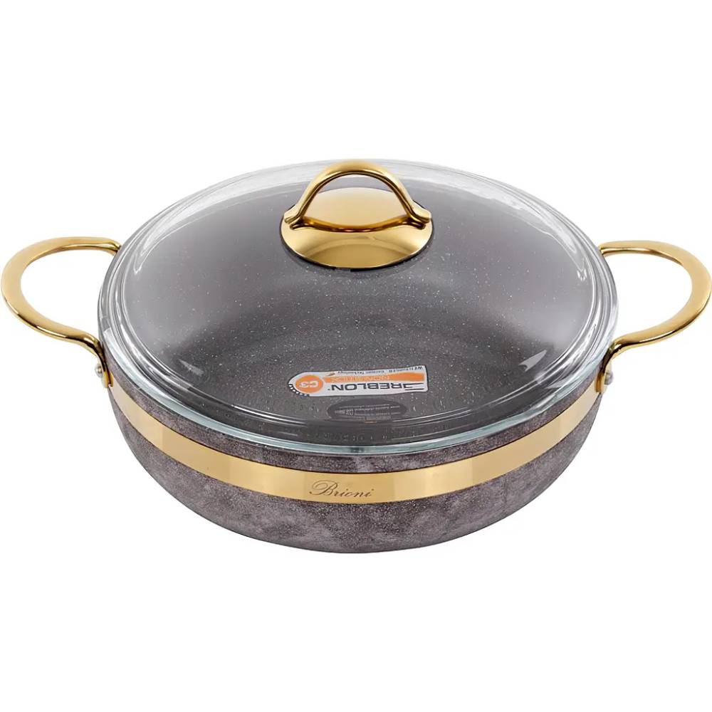 Сотейник BRIONI Royal Stone Sandstone Gold 2.8 л (764-043)