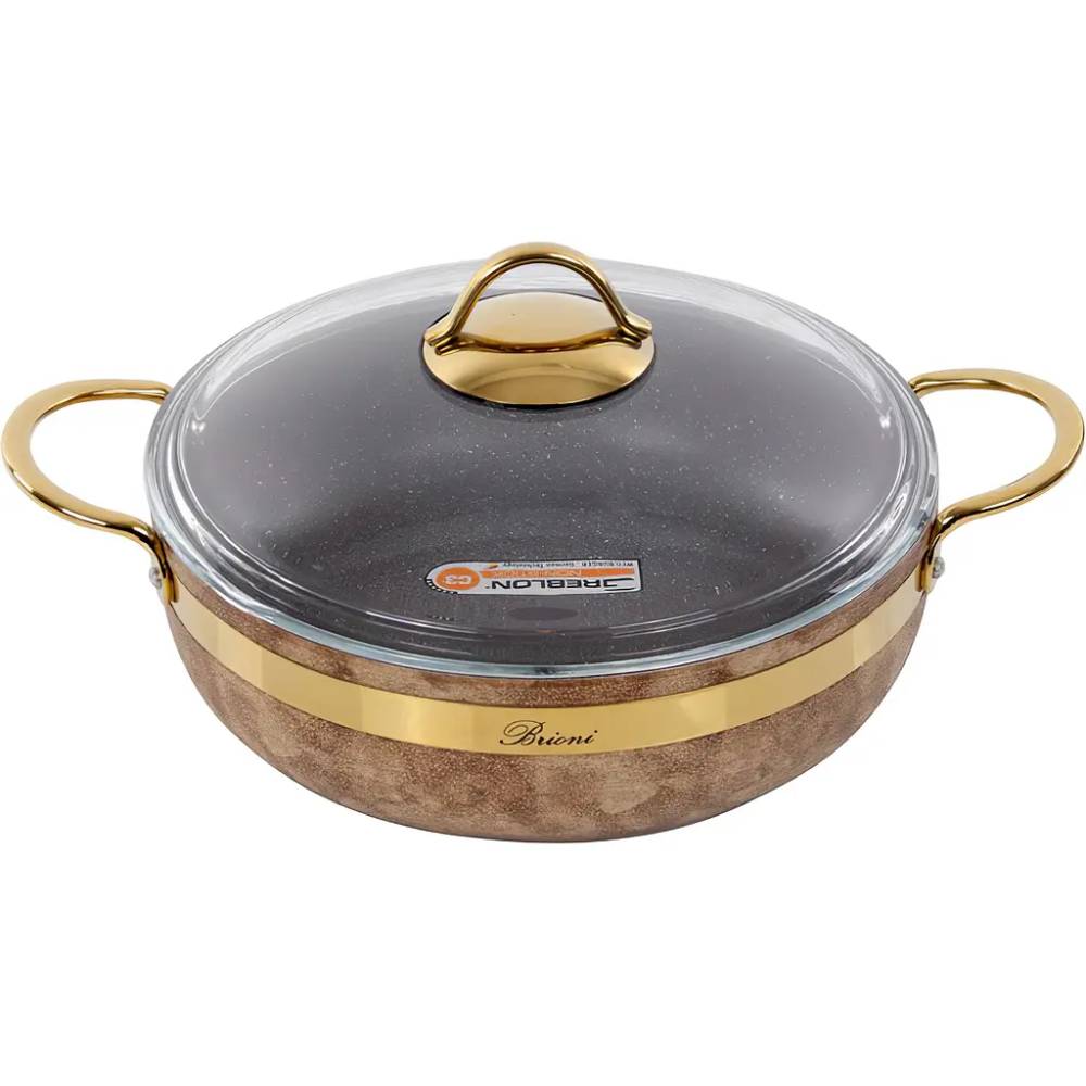 Сотейник BRIONI Royal Stone Tigereye Gold 2.8 л (764-050)