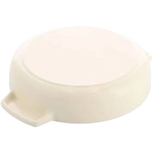 Сотейник KITCHENAID Cast Iron 26см Almond Cream (CC009010-001) Дополнительно 2.77л; можно использовать в духовых шкафах до 260°C