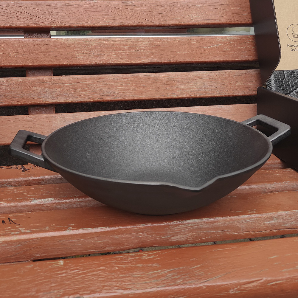 Внешний вид Сковорода Вок GUSSKOENIG 35 см Black (171858)