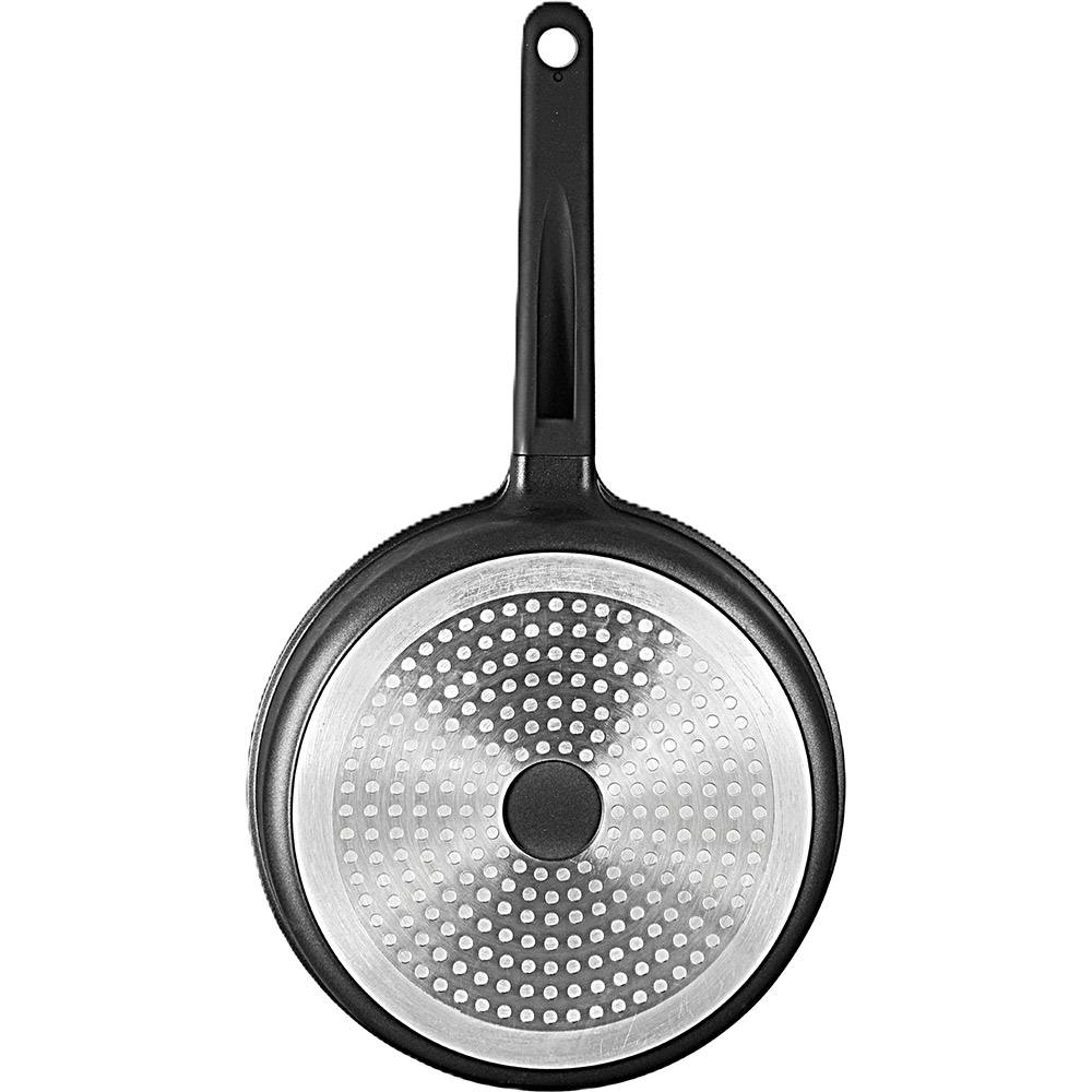 Сотейник із кришкою IQ Be Smart 24 см Black (IQ-1154-24) Діаметр 24
