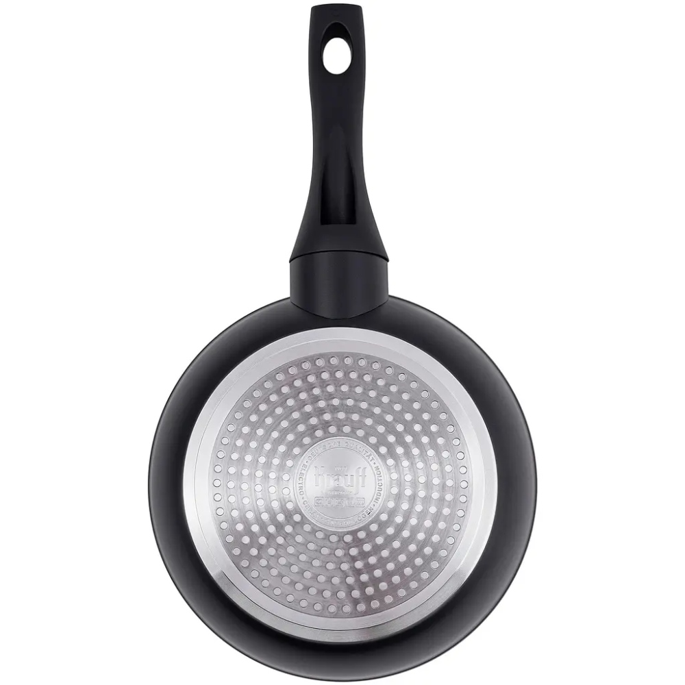 Сковорода KRAUFF Prime Chef 24 см Black (25-45-243) Додатково антипригарне мармурове покриття