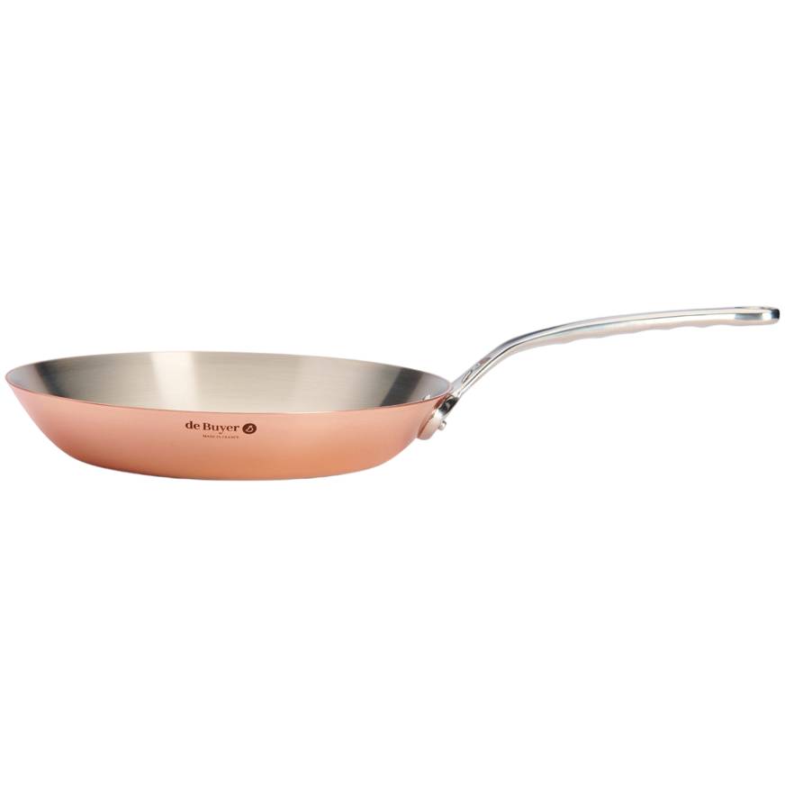 Сковорода DE BUYER Inocuivre 28 см Copper (6424.28) Діаметр 28