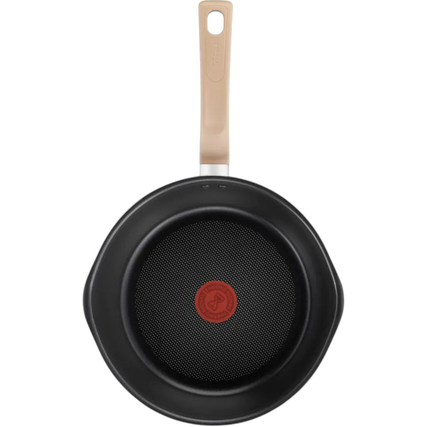 Сковорода з кришкою TEFAL One Pick Pot 22 см Бежевий (G1672504) Висота борту 7.4