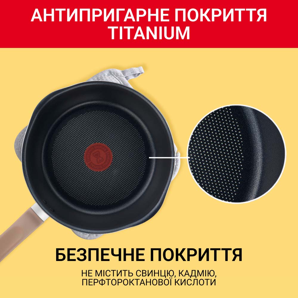 Изображение Сковорода с крышкой TEFAL One Pick Pot 22 см Olive (G1748604)