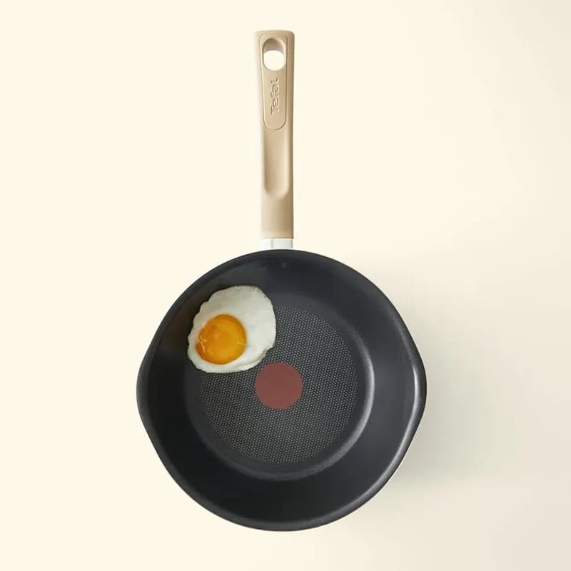 Сковорода з кришкою TEFAL One Pick Pot 22 см Yellow (G1808604) Особливості глибока