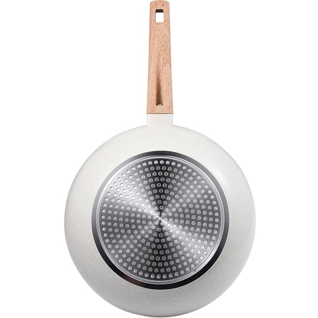 Сковорода Вок BERGNER Naturally 28 см White (BG-34742-CR) Диаметр 28