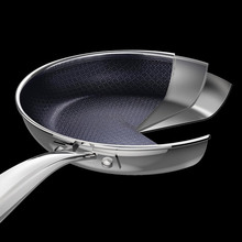 Сковорода з кришкою BERGNER Steelblue 28 см Metallic (BG-33214-BL)