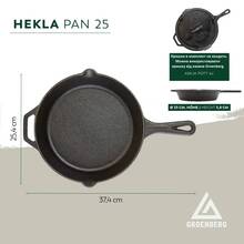 Сковорода GROENBERG Hekla Pan 25 см Black (266022)