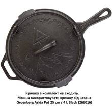 Сковорода GROENBERG Hekla Pan 25 см Black (266022)