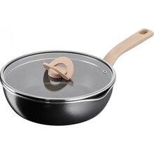 Сковорода з кришкою TEFAL One Pick Pot Pan 22 см Black (G1662504)