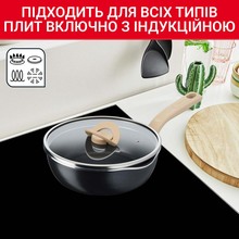 Сковорода з кришкою TEFAL One Pick Pot 24 см Black (G1668704)