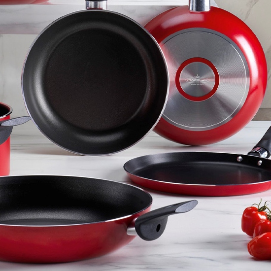 Сковорода PIARDI HOME Liveinduction 28 см (REDP2830RO01) Кришка без кришки