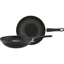 Сковорода Вок Piardi Home 24 см Black (DUEW2430NE01)