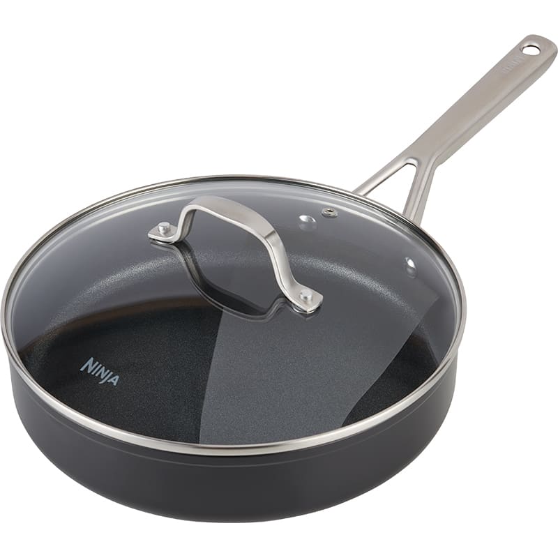 Сотейник с крышкой NINJA ZEROSTICK Essentials 26 см Black (C10126DE) Дополнительно Сотейник термостойкий и безопасно выдерживает температуру до 260°C