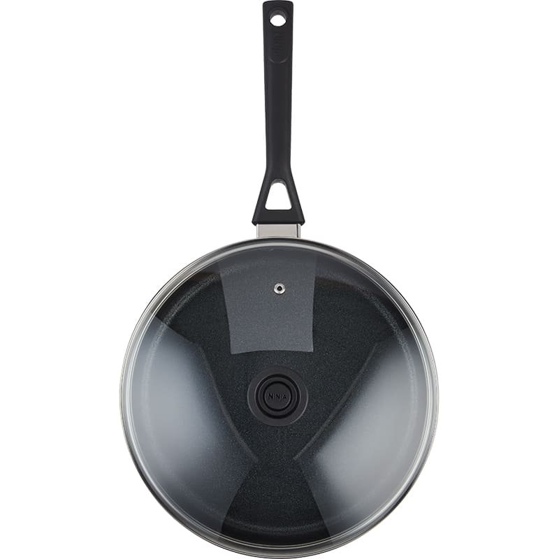 Сотейник с крышкой NINJA ZEROSTICK Classic 26 см Black (CW50126DE) Крышка с крышкой
