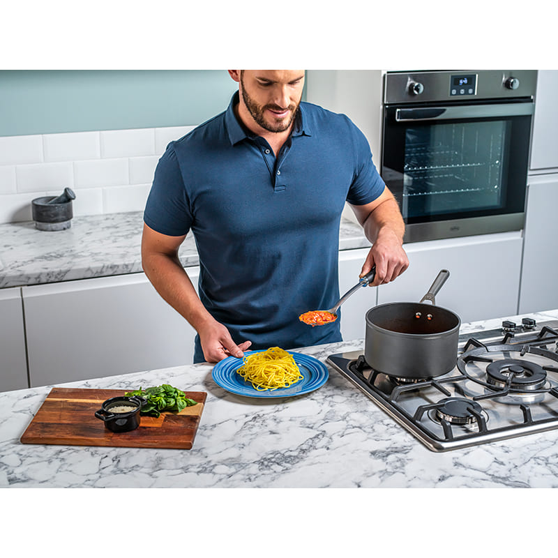 Зовнішній вигляд Сотейник із кришкою NINJA ZEROSTICK Premium 20 см Black (C30220EU)