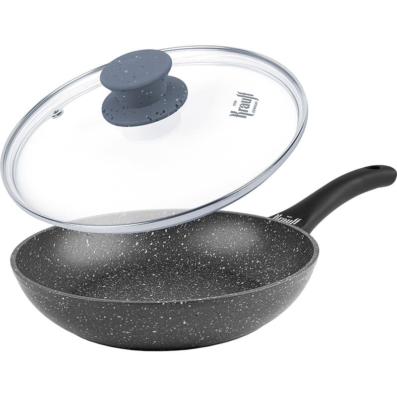 Сковорода с крышкой KRAUFF Fry Power 28 см Grey (25-45-278)