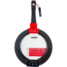 Сковорода VINZER Graphene induction line 26 см (50408)