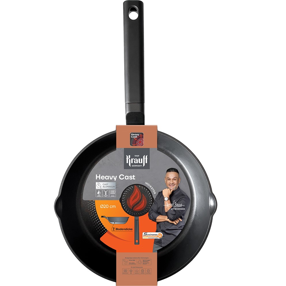 Сковорода KRAUFF Heavy Cast 20 см Black (25-305-244)