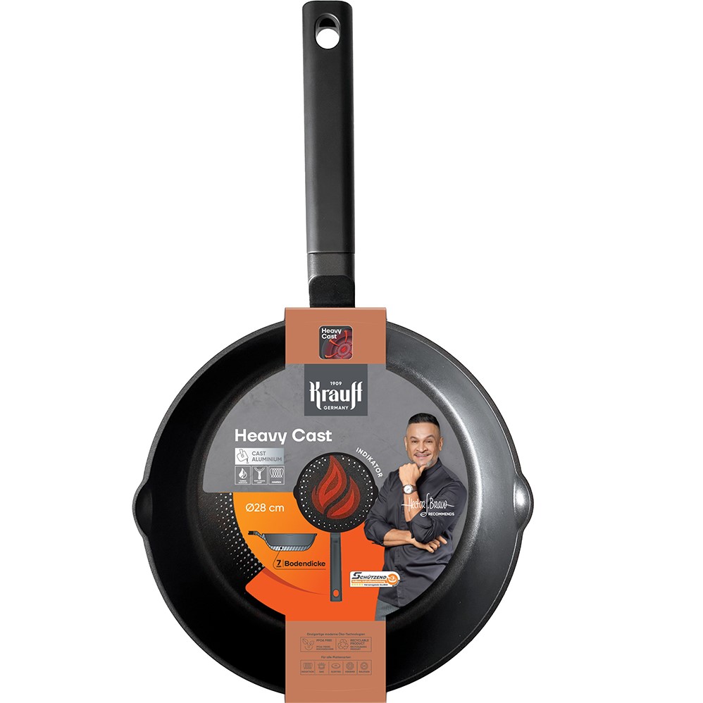 Сковорода KRAUFF Heavy Cast 28 см Black (25-305-247)