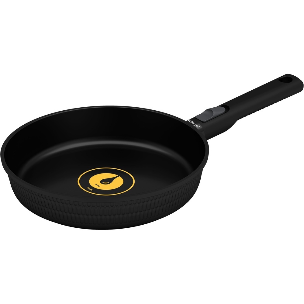 Сковорода RINGEL Grey Line 26 см Black (RG-1155-26) Высота борта 5.7