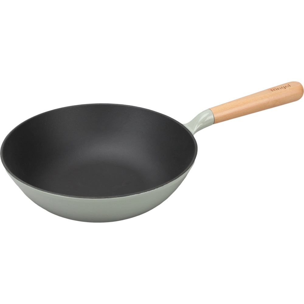 Сковорода Вок RINGEL PrimaVERA 26 см Green (RG-1147-26/w ci) Висота борту 8