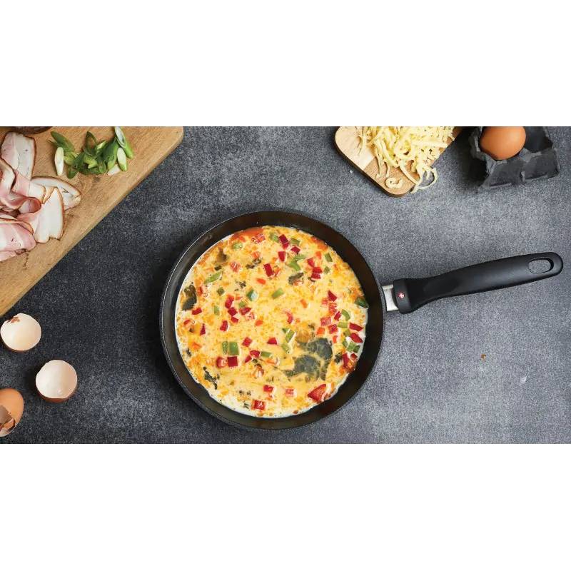 Сковорода SWISS DIAMOND XD Induction 18 см Try Me Black (XD6418Ti) Крышка без крышки