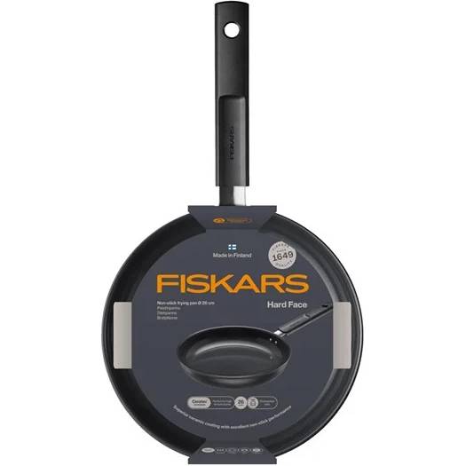 Сковорода FISKARS Hard Face 26 см Black (1075459) Кришка без кришки