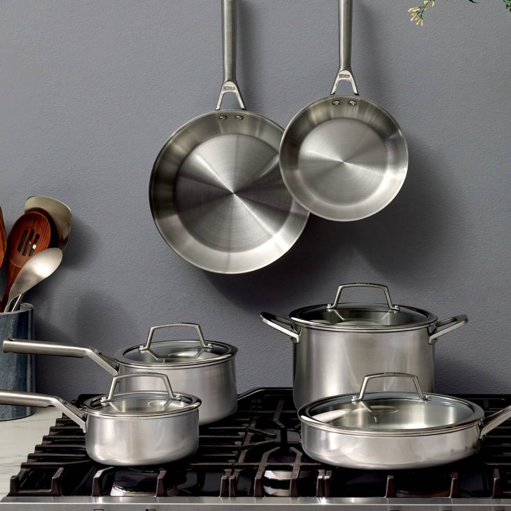 Внешний вид Сковорода NINJA EverClad 20 см Stainless Steel (C90020DE)