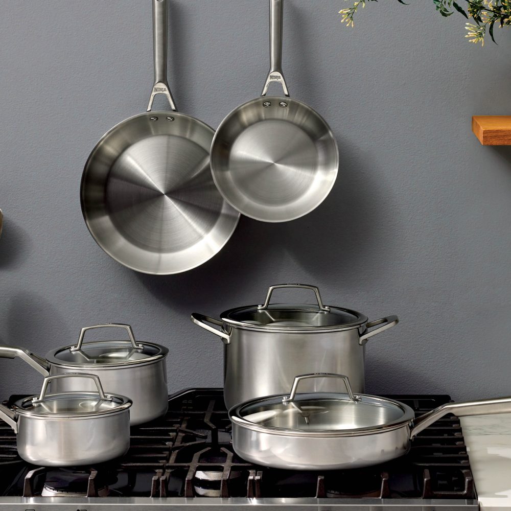 Сотейник з кришкою NINJA EverClad 26 см Stainless Steel (C90126DE) Тип сотейник