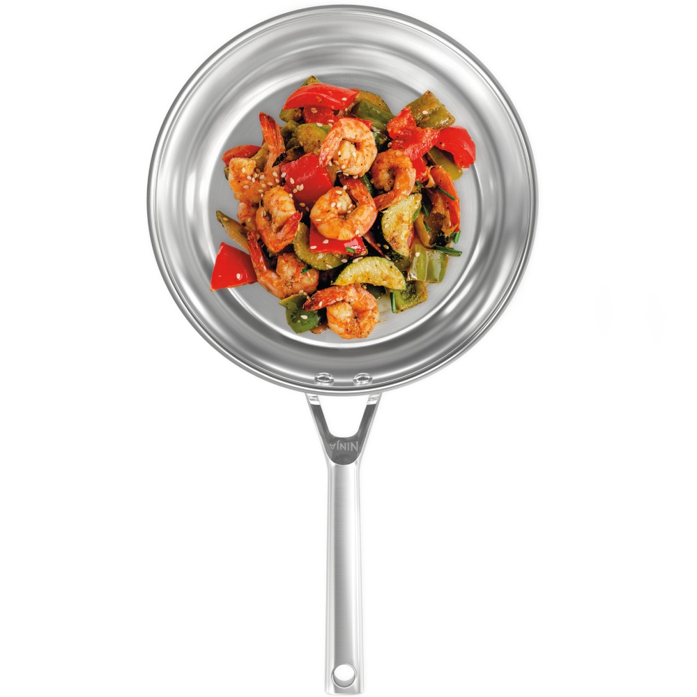 Сковорода NINJA EverClad 26 см Stainless Steel (C90026DE) Діаметр 26