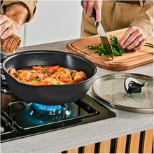 Сковорода с крышкой TEFAL Expertise 24 см Black (G3218402)