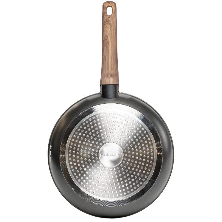 Сковорода HOLMER FP-22528-SWBL Wood Кришка з кришкою