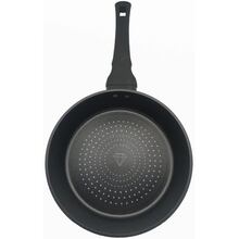 Сковорода з кришкою KRAUZER Eco-Basis Diamond 26 см Black (77032)